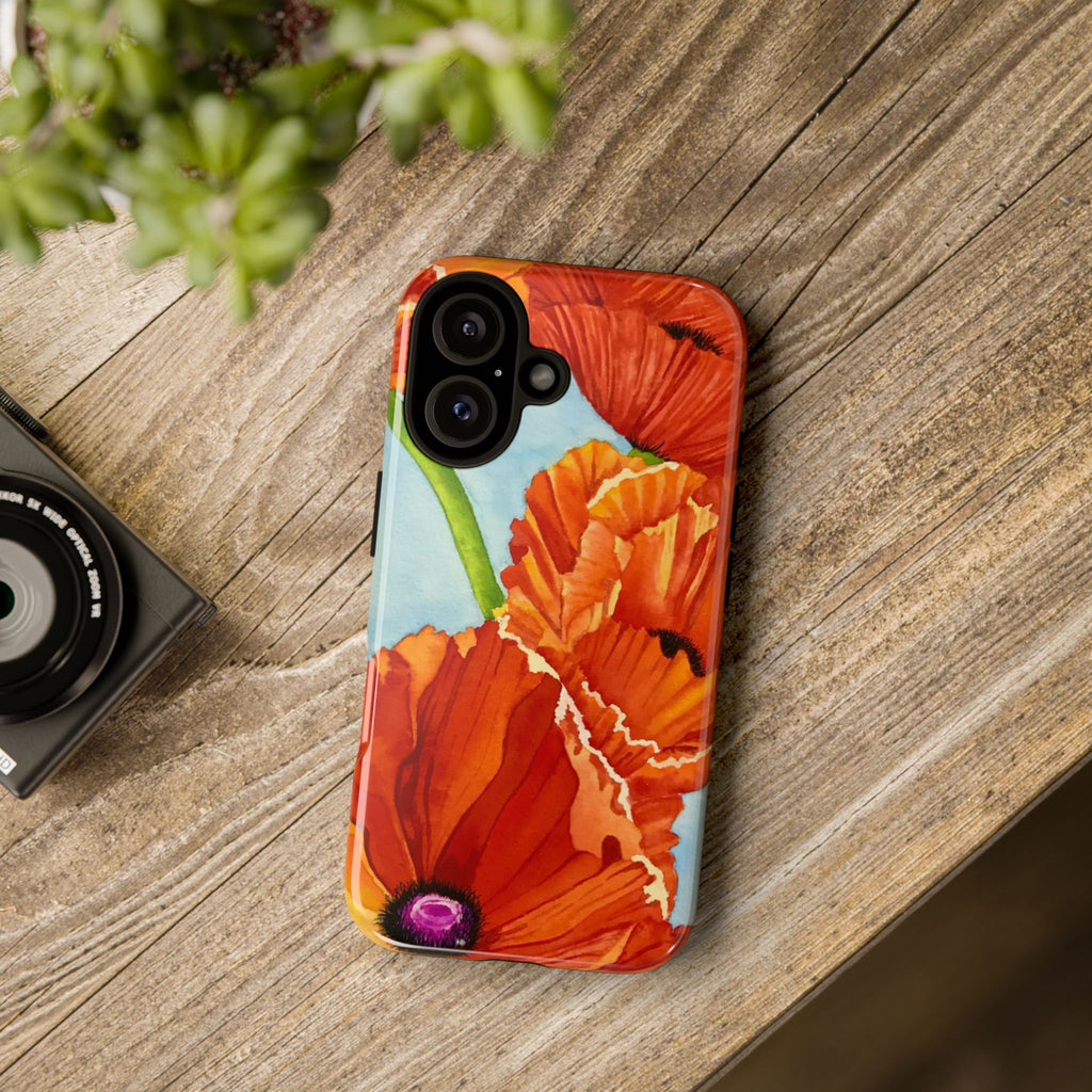 Red Poppy Tough Phone Case