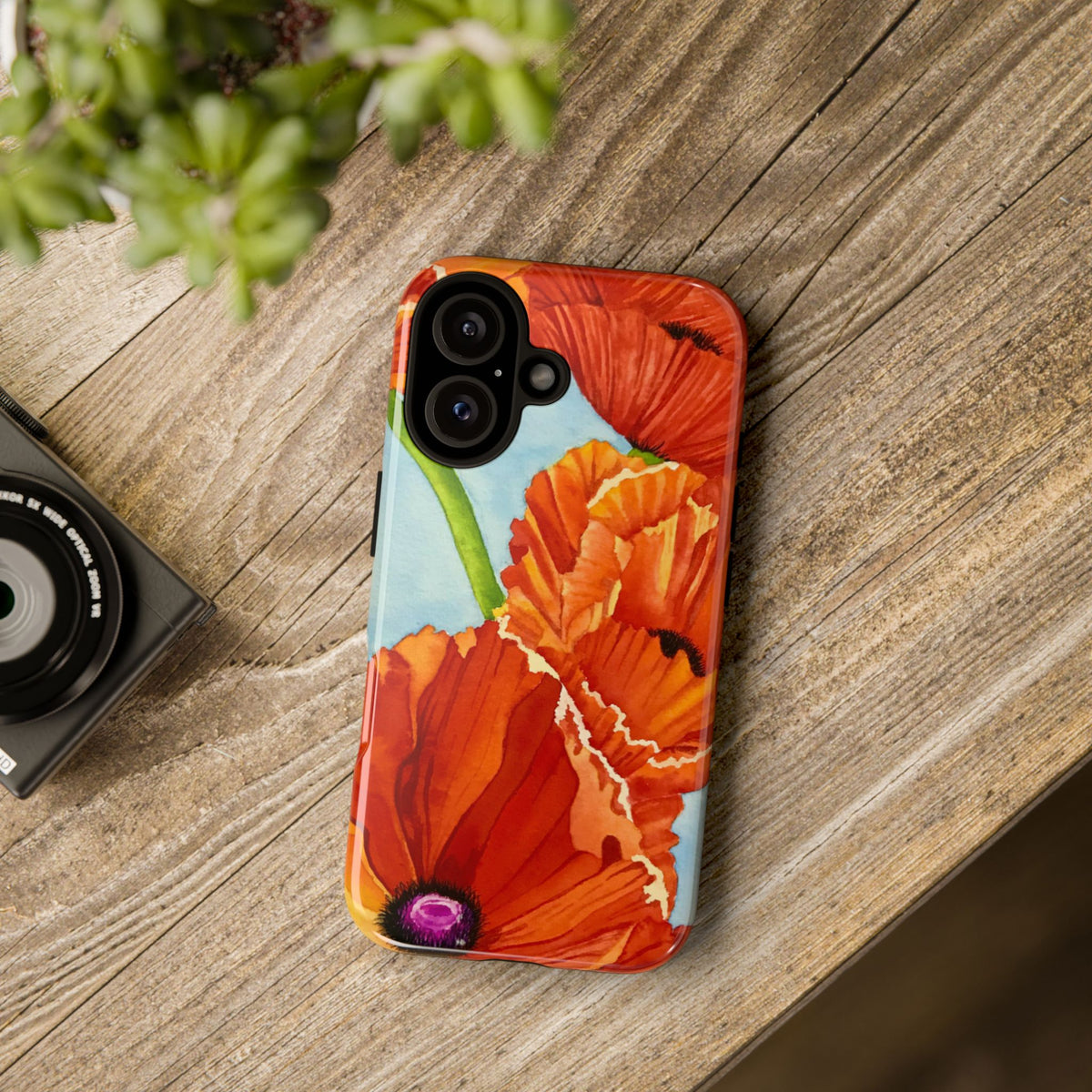 Red Poppy Tough Phone Case