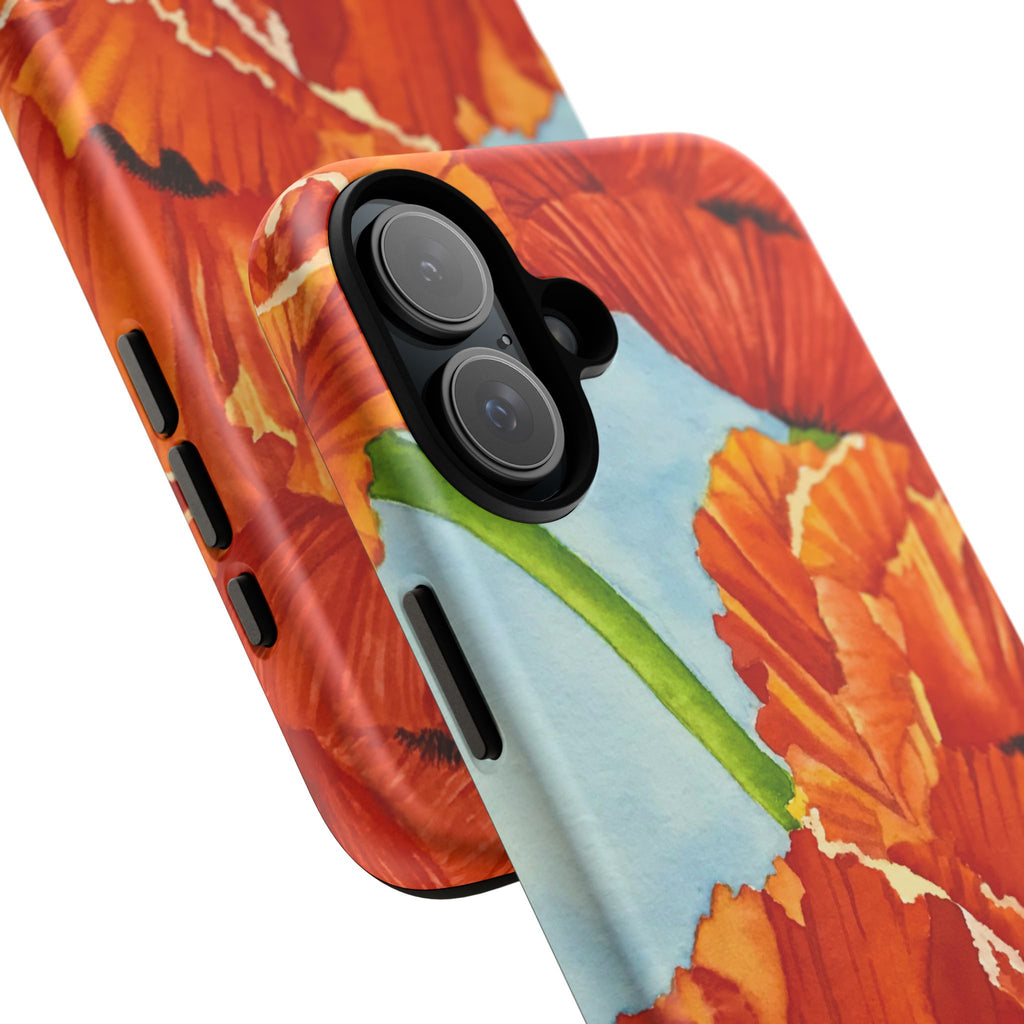 Red Poppy Tough Phone Case