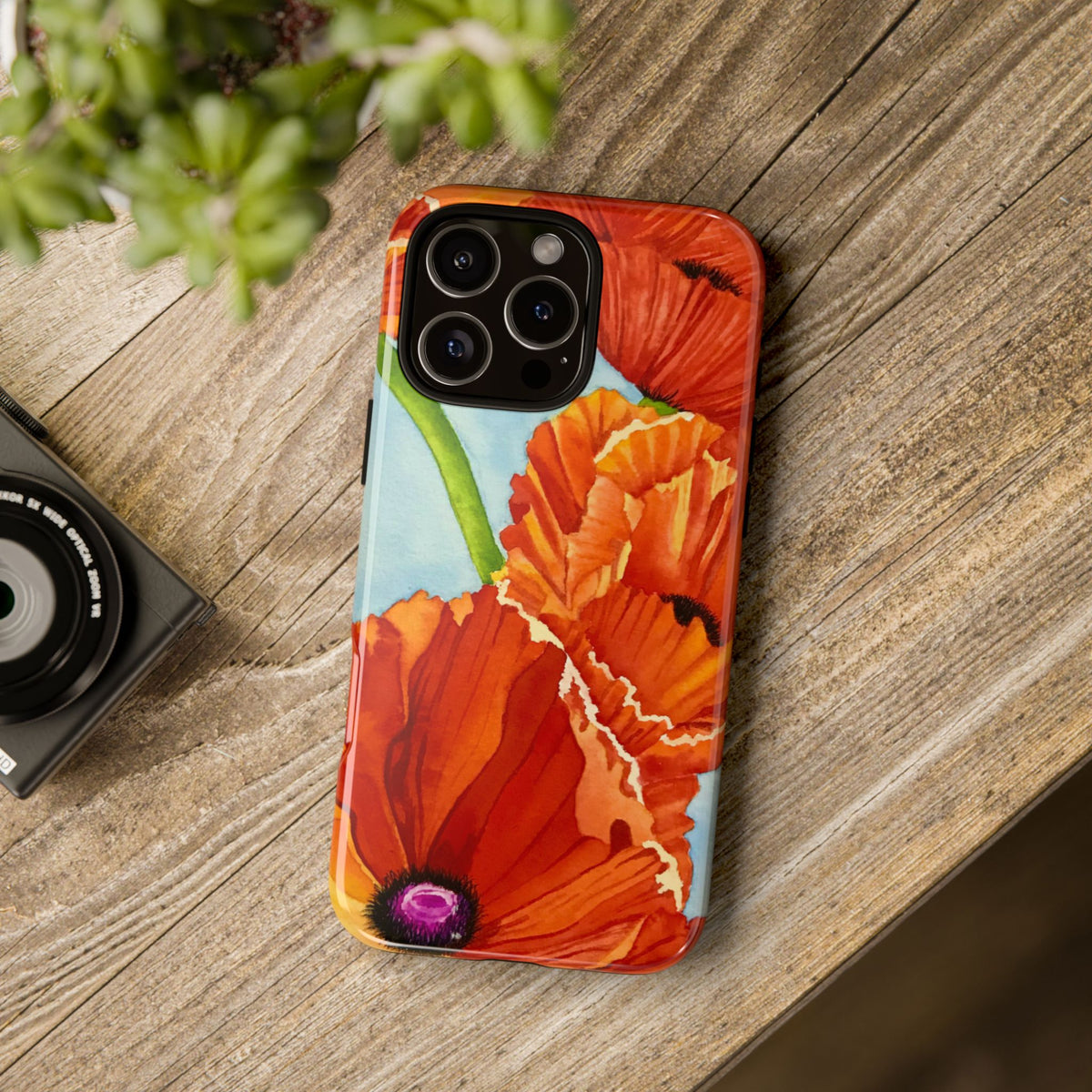 Red Poppy Tough Phone Case
