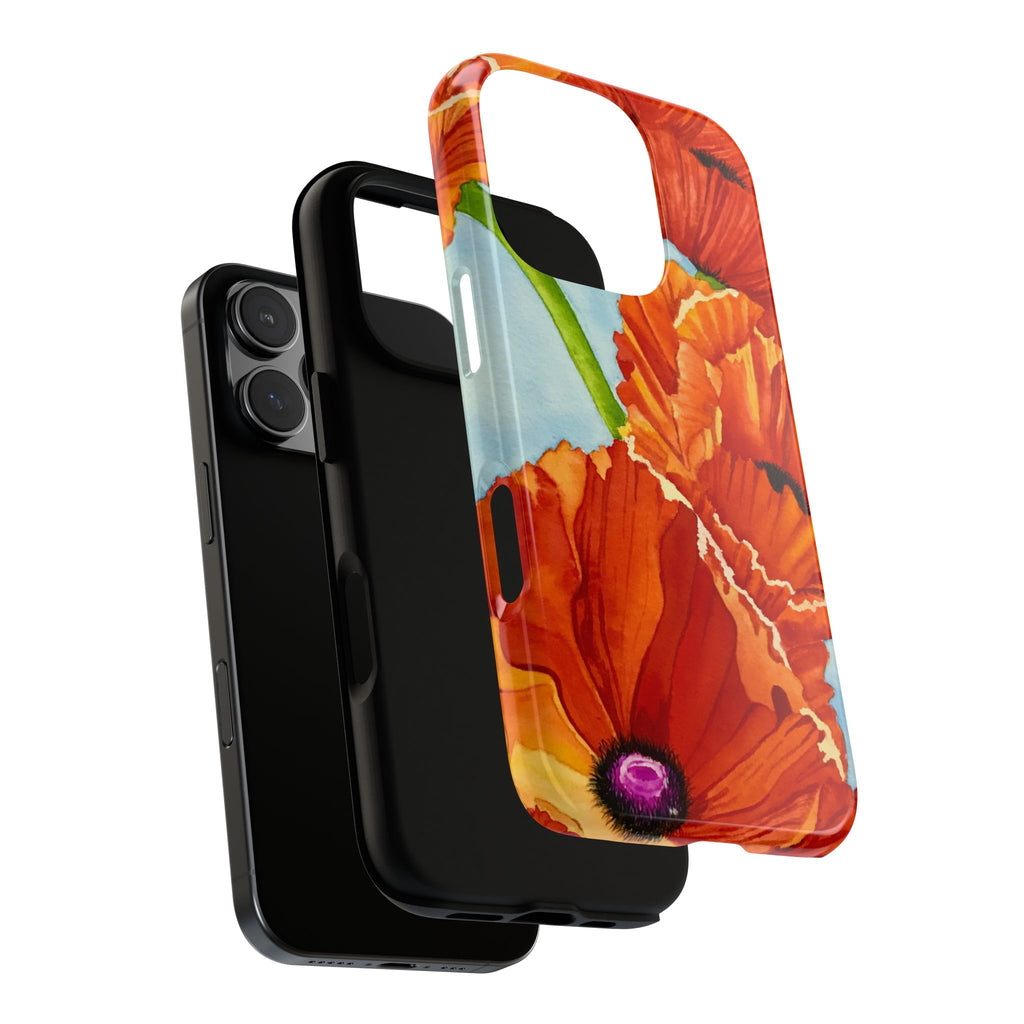 Red Poppy Tough Phone Case