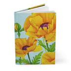 Golden Poppy Hardcover Lined Journal