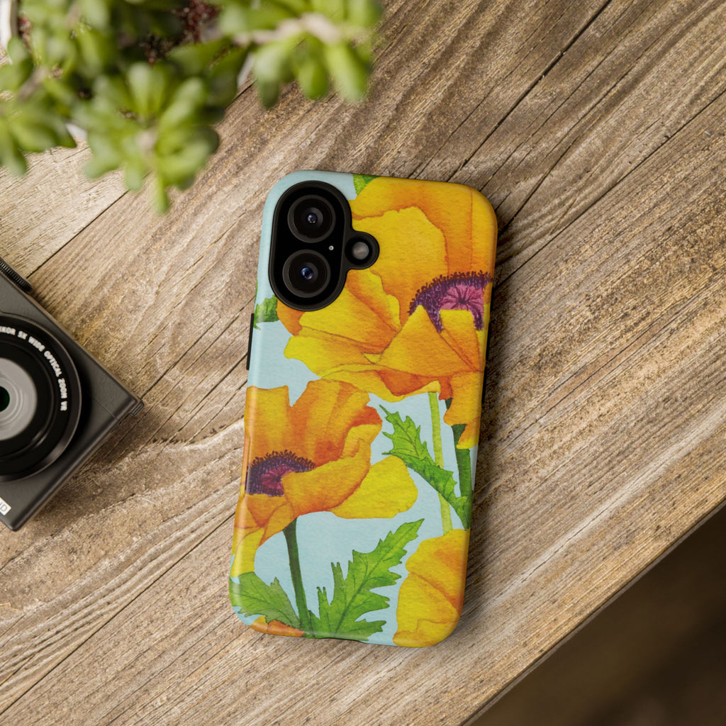 Golden Poppy Tough Phone Case