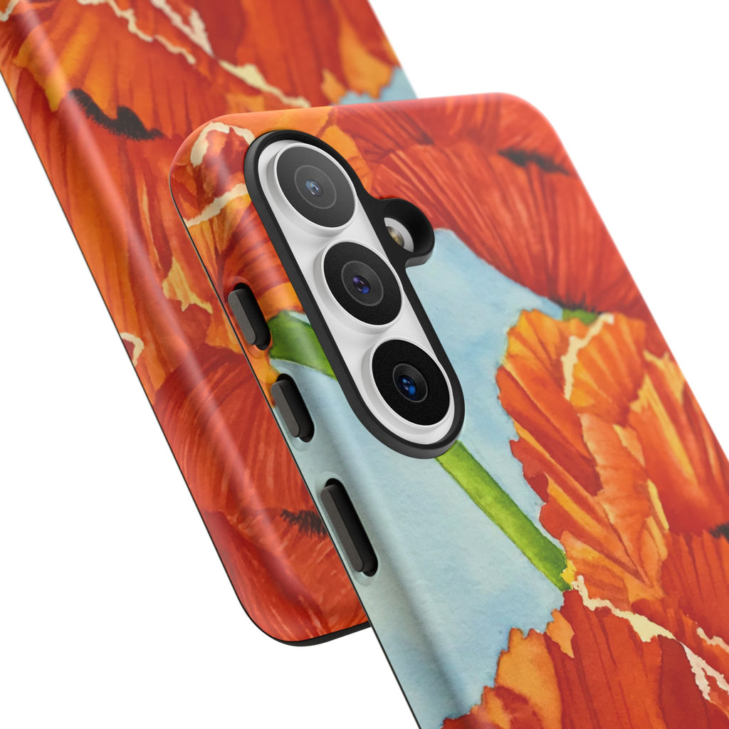 Red Poppy Tough Phone Case