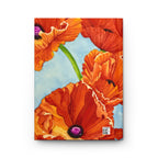Red Poppy Hardcover Blank Journal