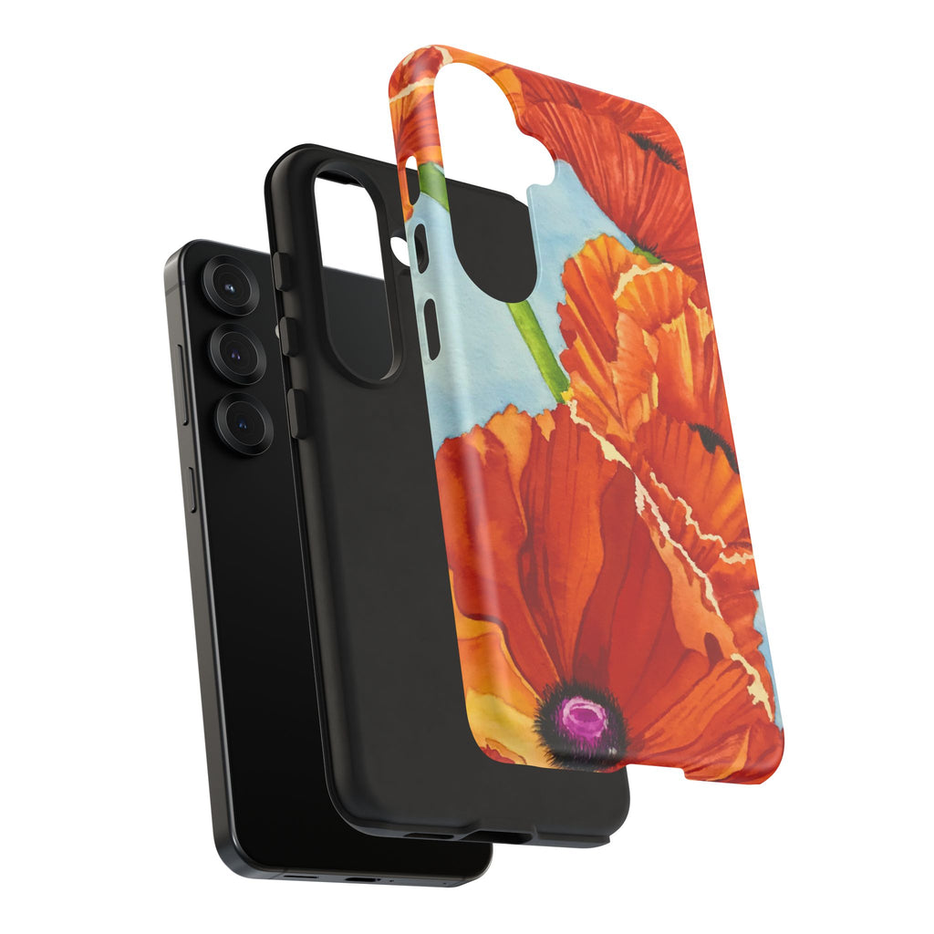 Red Poppy Tough Phone Case