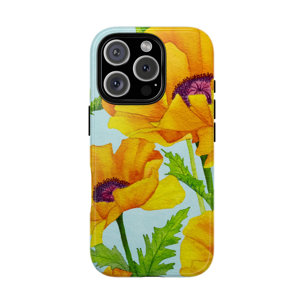 Golden Poppy Tough Phone Case