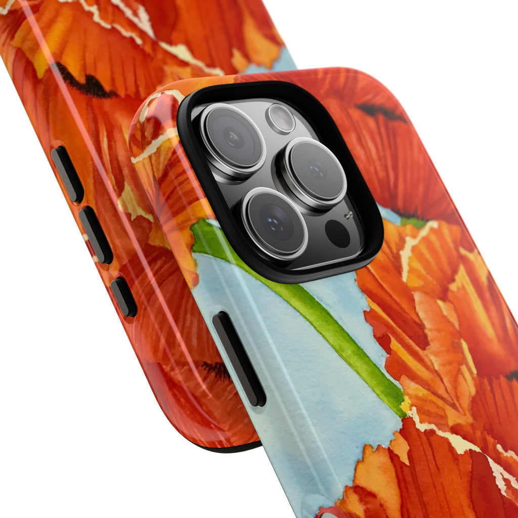 Red Poppy Tough Phone Case