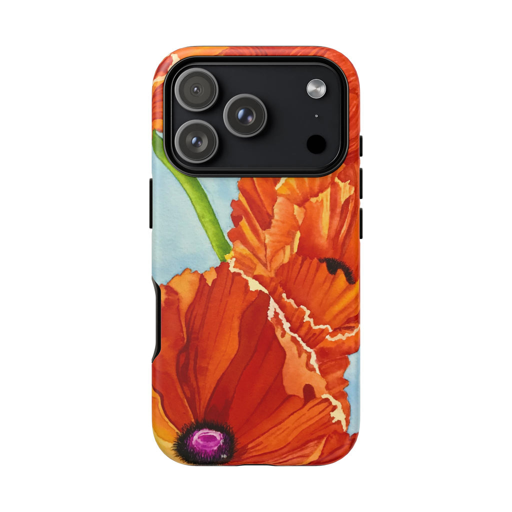 Red Poppy Tough Phone Case