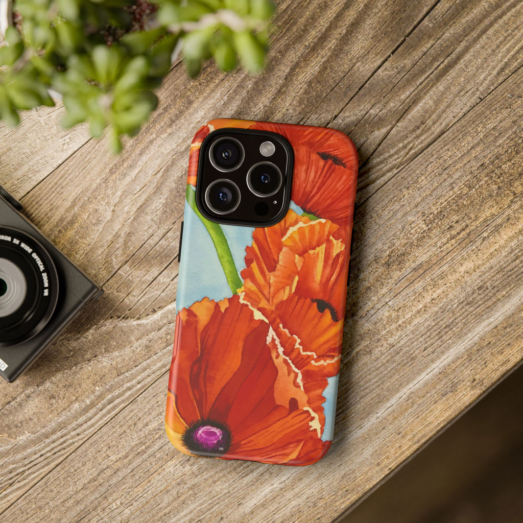 Red Poppy Tough Phone Case
