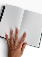 Red Poppy Hardcover Blank Journal