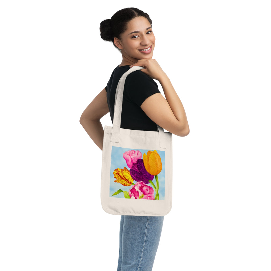 Tulip Bouquet Organic Cotton Tote Bag