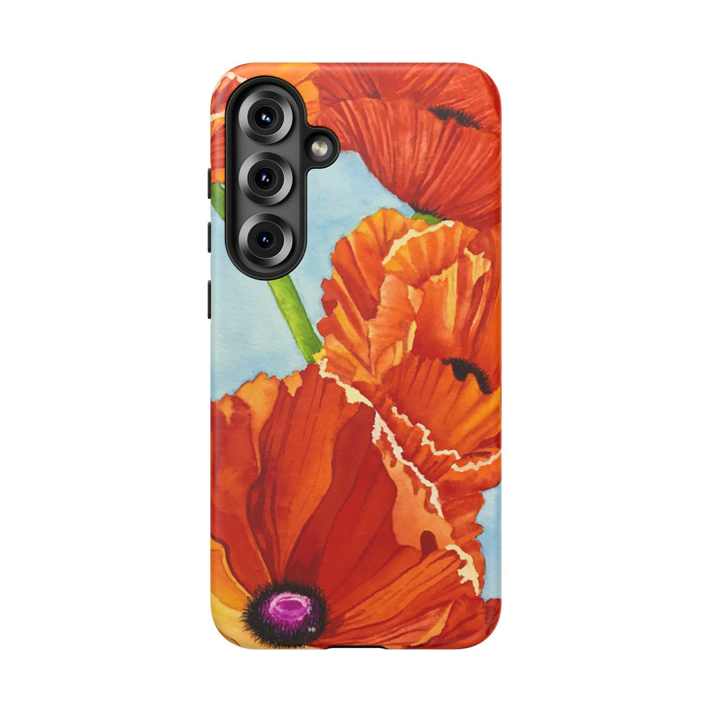 Red Poppy Tough Phone Case