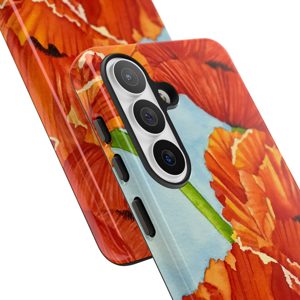 Red Poppy Tough Phone Case