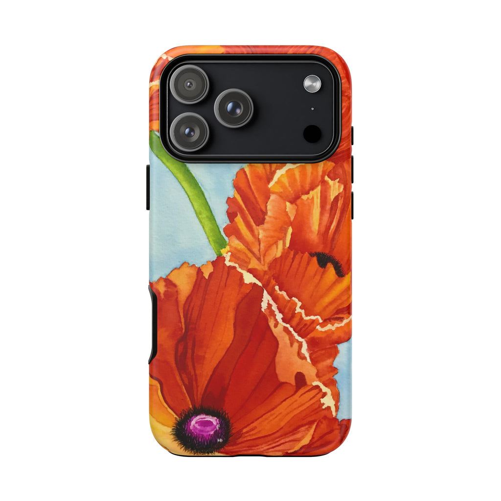 Red Poppy Tough Phone Case