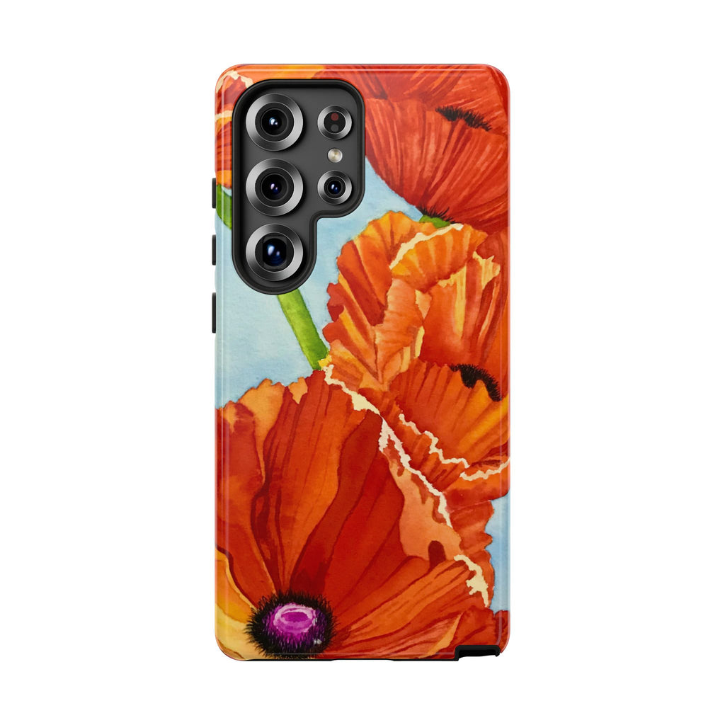 Red Poppy Tough Phone Case